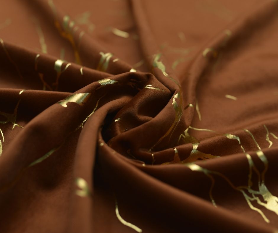 Tissu velours imprimés