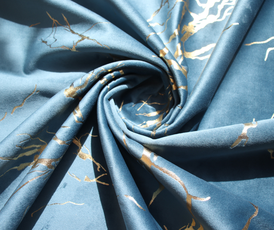 Tissu velours imprimés