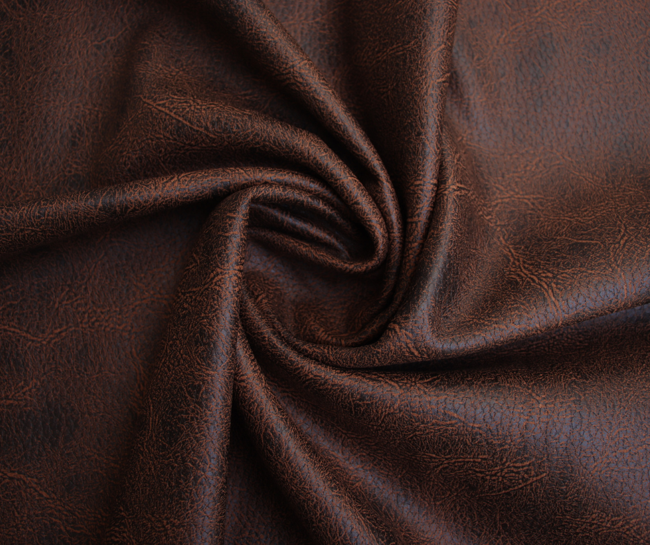 Tissu velours aspect cuir