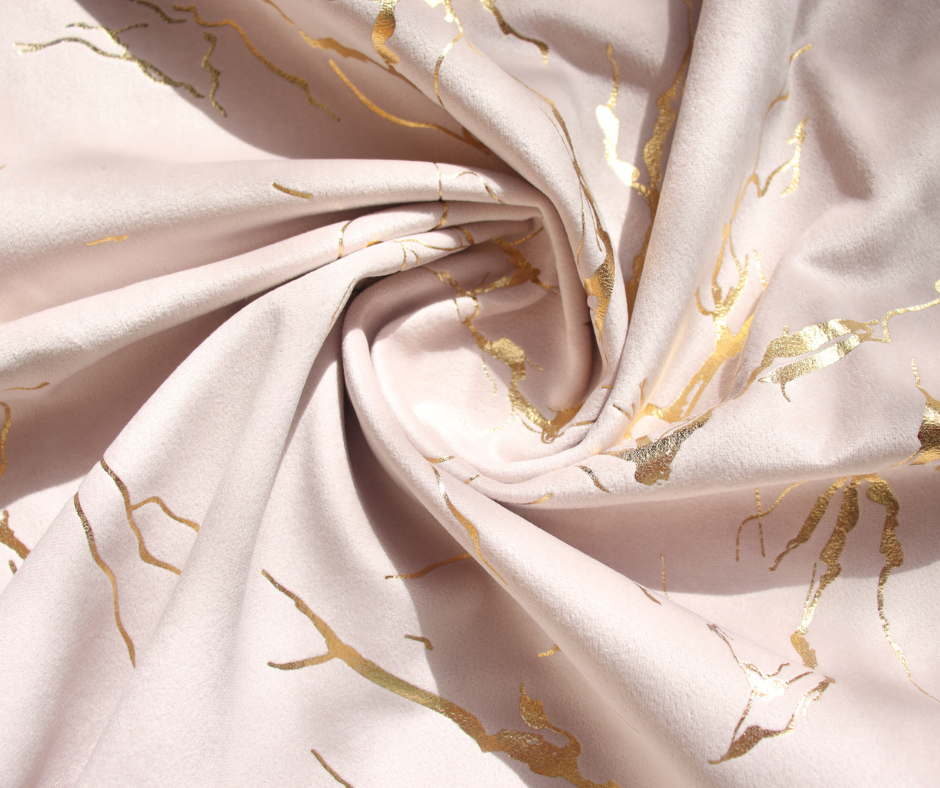 Tissu velours imprimés