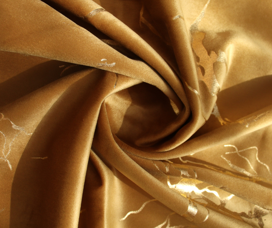 Tissu velours imprimés