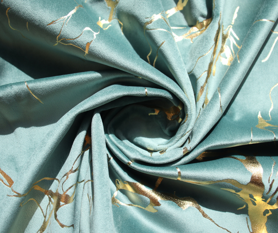 Tissu velours imprimés