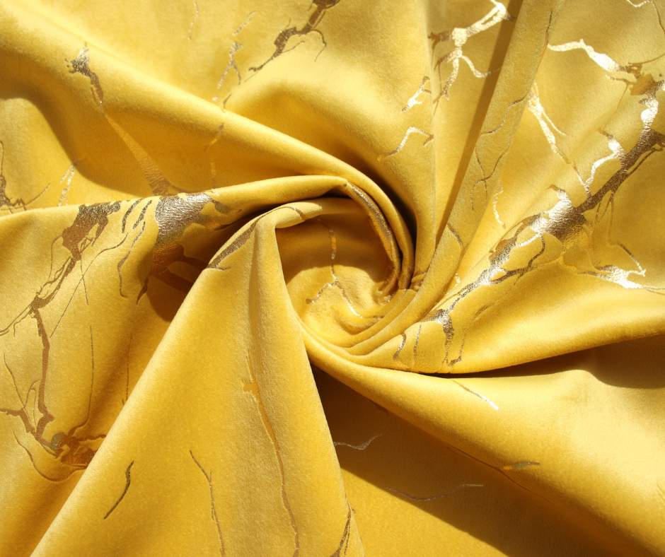 Tissu velours imprimés