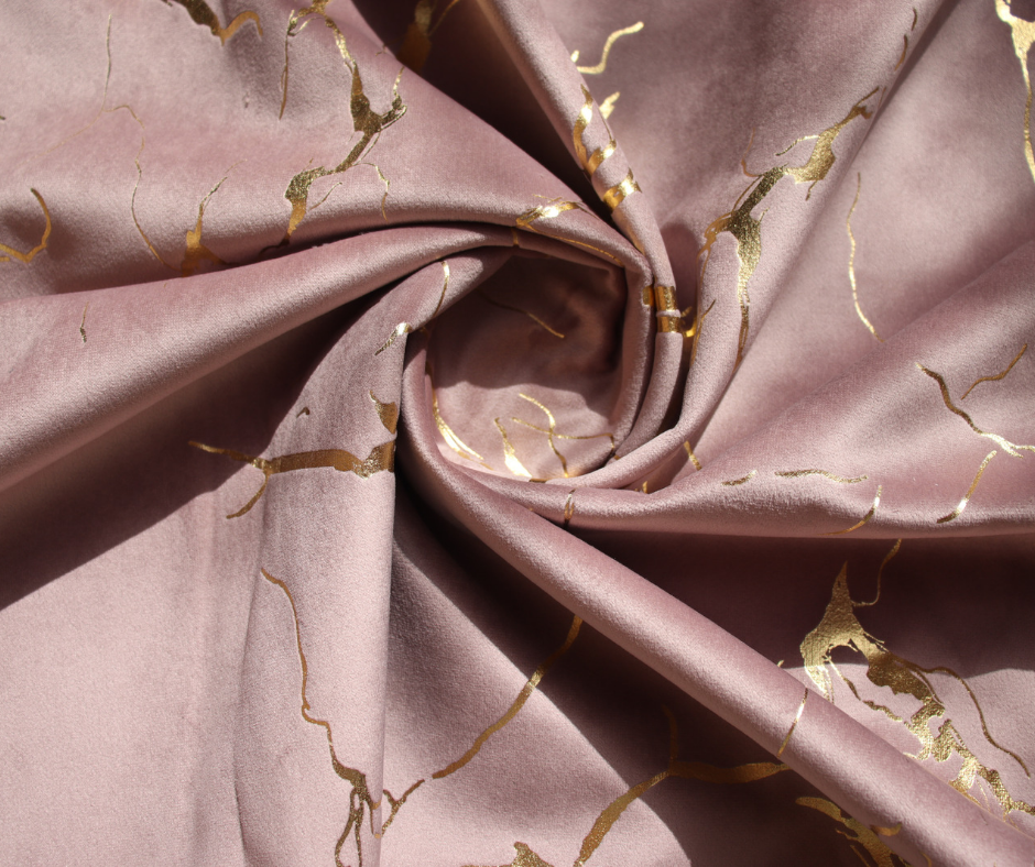 Tissu velours imprimés