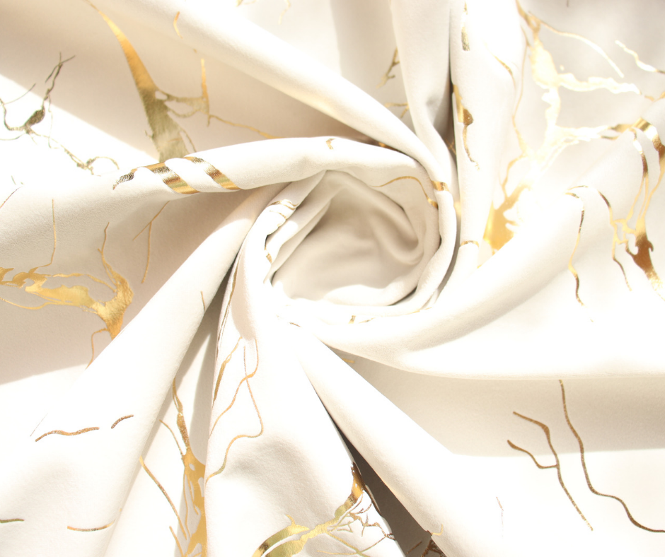 Tissu velours imprimés