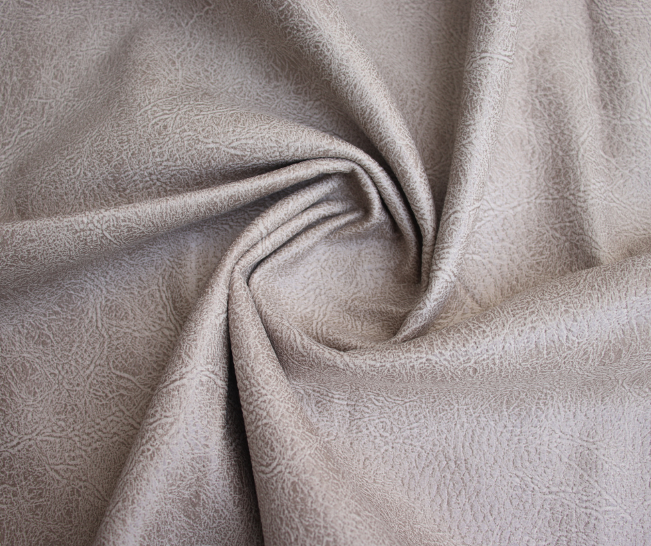 Tissu velours aspect cuir