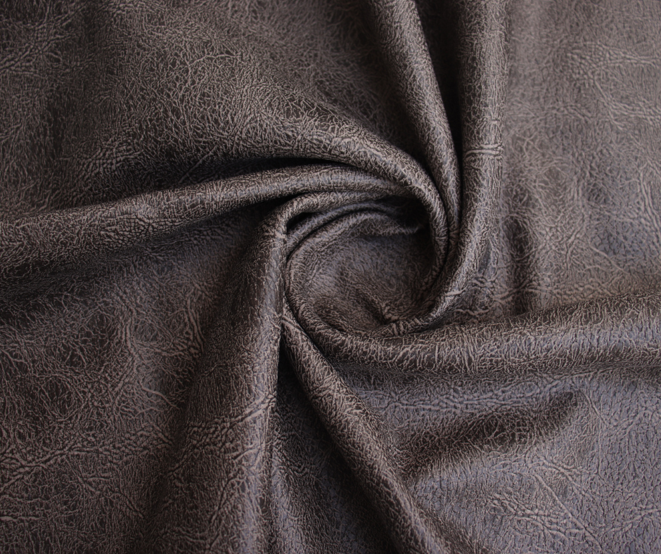 Tissu velours aspect cuir